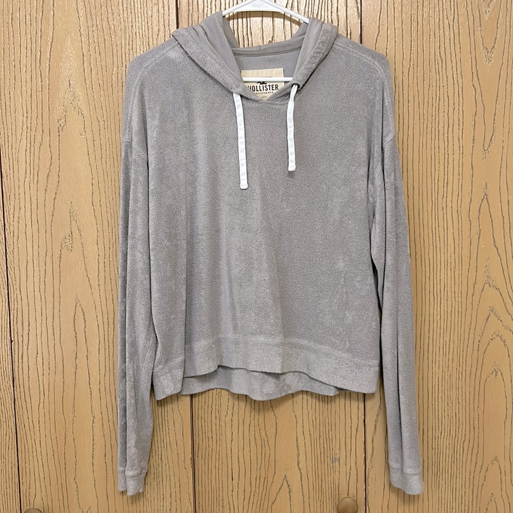 Hollister cropped hoodie